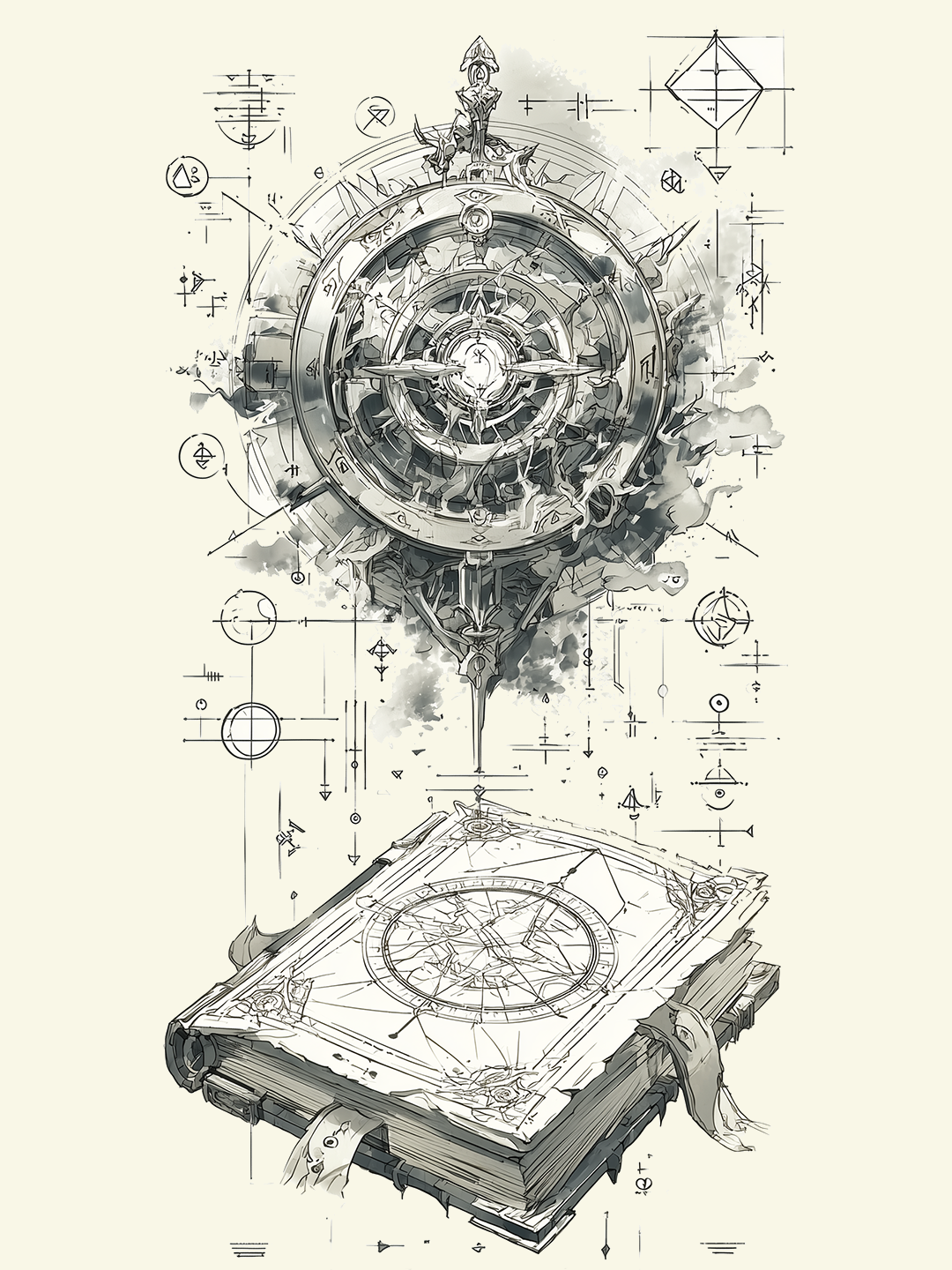 RaidGuild spellbook illustration